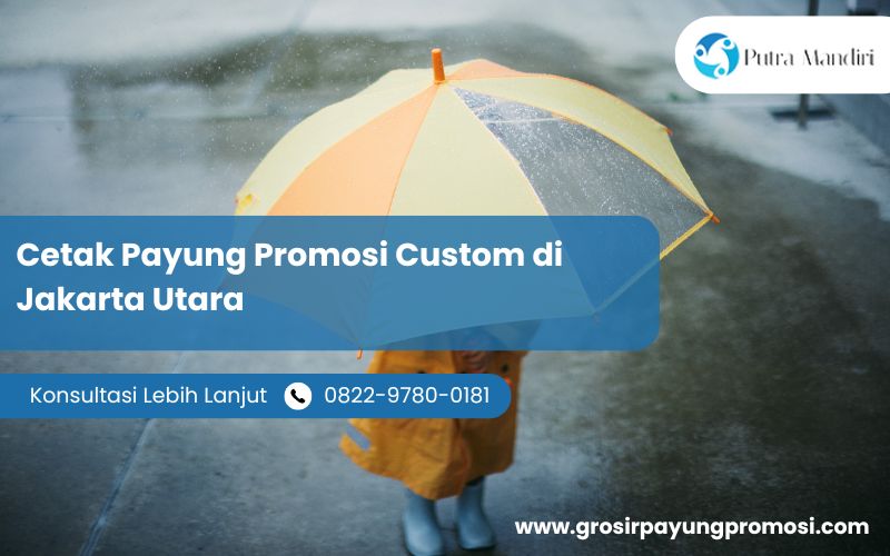 Cetak Payung Promosi Custom di Jakarta Utara