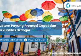 Custom Payung Promosi Cepat dan Berkualitas di Bogor