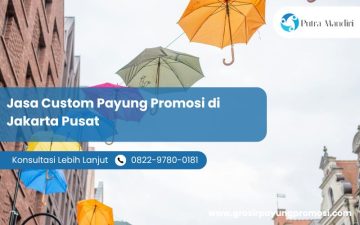 Jasa Custom Payung Promosi di Jakarta Pusat