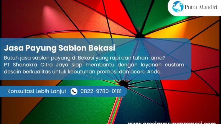 Jasa Payung Sablon Bekasi