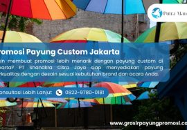 Promosi Payung Custom Jakarta