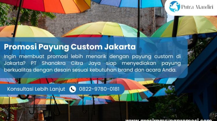 Promosi Payung Custom Jakarta