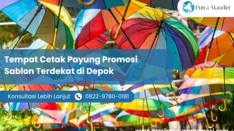 Tempat Cetak Payung Promosi Sablon Terdekat di Depok