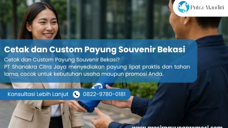 Cetak dan Custom Payung Souvenir Bekasi