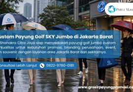 Custom Payung Golf SKY Jumbo di Jakarta Barat