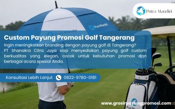 Custom Payung Promosi Golf Tangerang