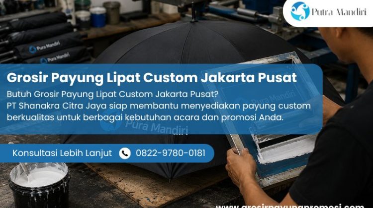Grosir Payung Lipat Custom Jakarta Pusat