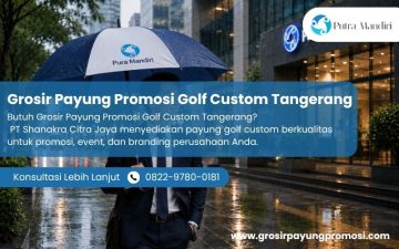Grosir Payung Promosi Golf Custom Tangerang