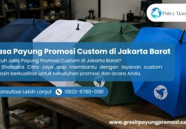 Jasa Payung Promosi Custom di Jakarta Barat