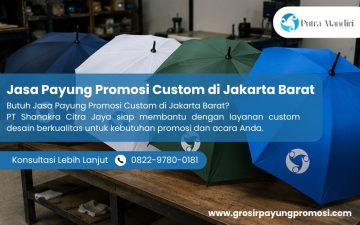 Jasa Payung Promosi Custom di Jakarta Barat