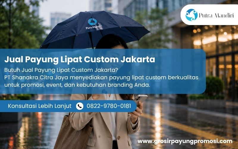 Jual Payung Lipat Custom Jakarta
