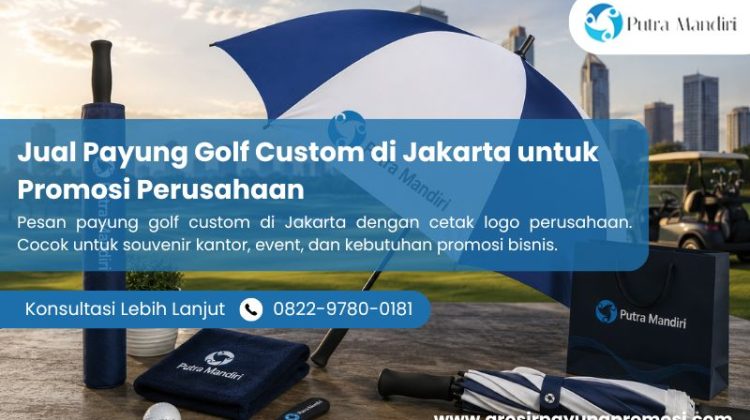 Jual Payung Golf Custom di Jakarta untuk Promosi Perusahaan