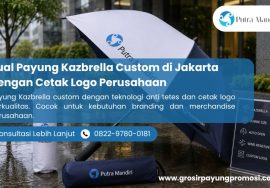 Jual Payung Kazbrella Custom di Jakarta dengan Cetak Logo Perusahaan