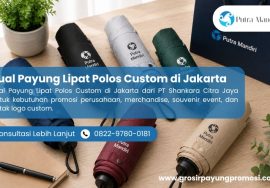 Jual Payung Lipat Polos Custom di Jakarta