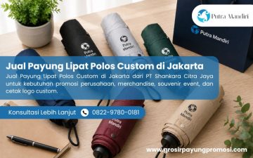 Jual Payung Lipat Polos Custom di Jakarta