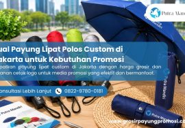 Jual Payung Lipat Polos Custom di Jakarta untuk Kebutuhan Promosi