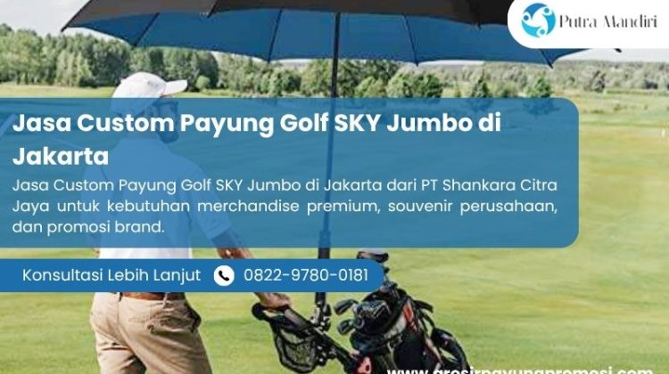 Jasa Custom Payung Golf SKY Jumbo di Jakarta