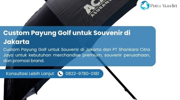 Custom Payung Golf untuk Souvenir di Jakarta