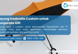 Payung Kazbrella Custom untuk Corporate Gift