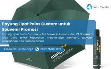 Payung Lipat Polos Custom untuk Souvenir Promosi