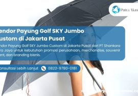 Vendor Payung Golf SKY Jumbo Custom di Jakarta Pusat