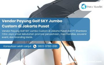 Vendor Payung Golf SKY Jumbo Custom di Jakarta Pusat