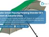 Vendor Untuk Payung Panjang Standar SKY Custom di Jakarta Utara