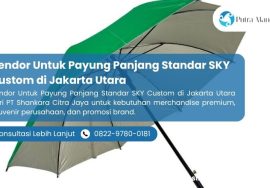 Vendor Untuk Payung Panjang Standar SKY Custom di Jakarta Utara
